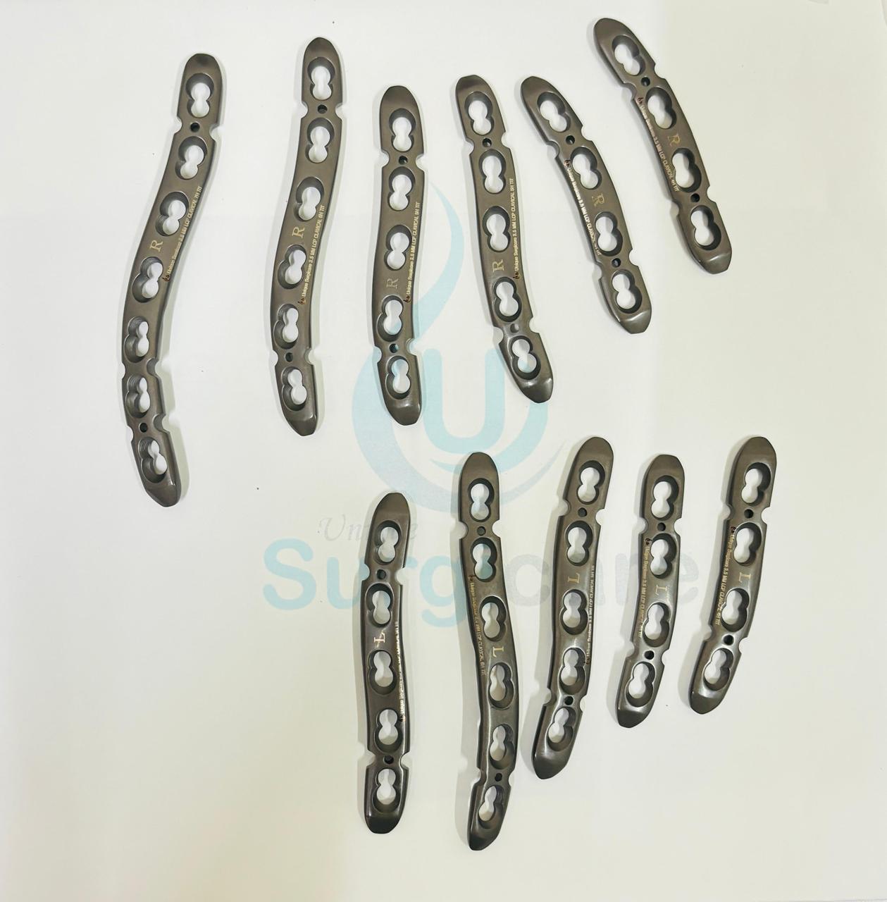 Locking anterior clavicle plate titanium